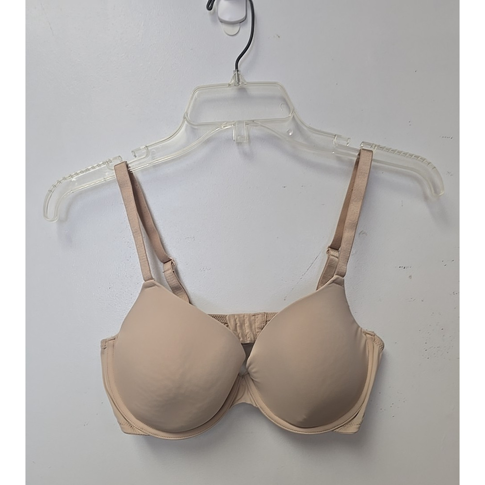 Auden Tan Full Coverage Lightly Lined Demi Adjustable Underwire Bra Size 36D
